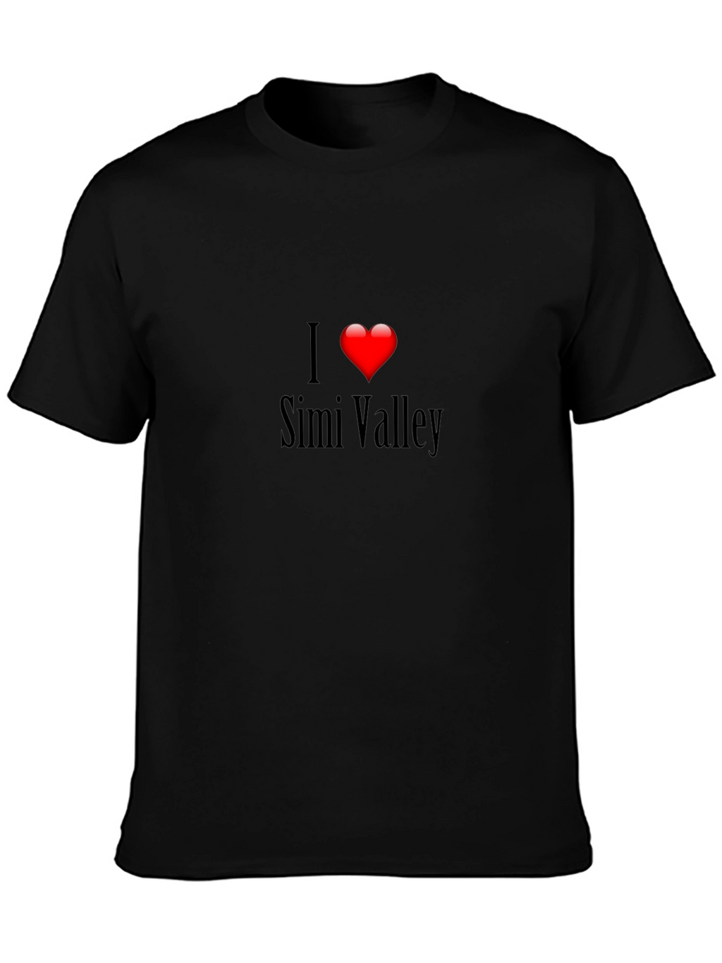 I Heart Simi Valley Black T-Shirt