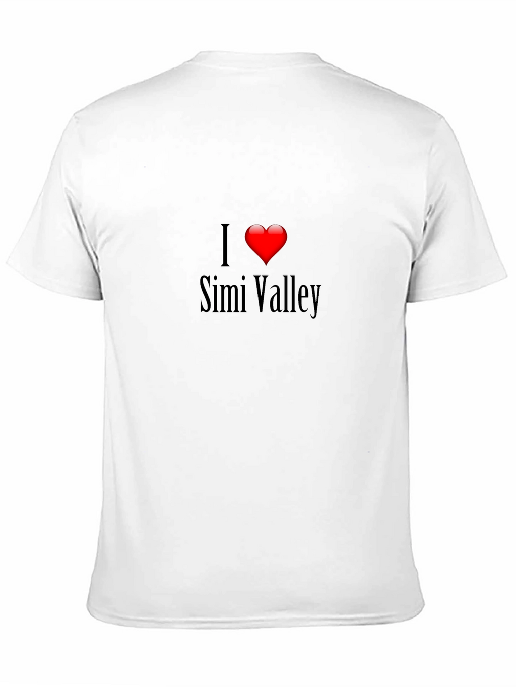 I Heart Simi Valley Black T-Shirt