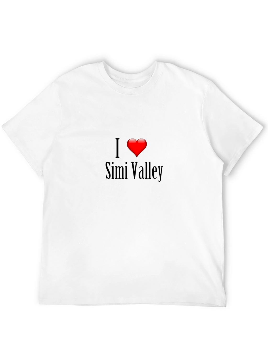 I Heart Simi Valley Black T-Shirt