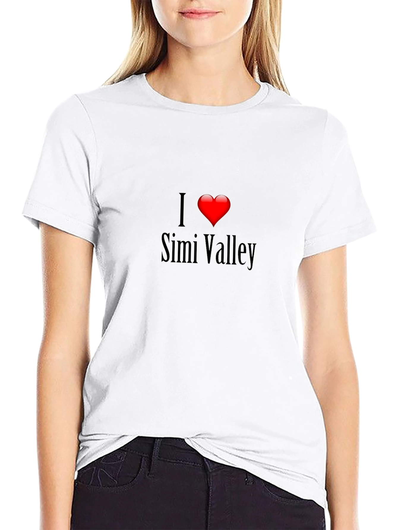 I Heart Simi Valley Black T-Shirt