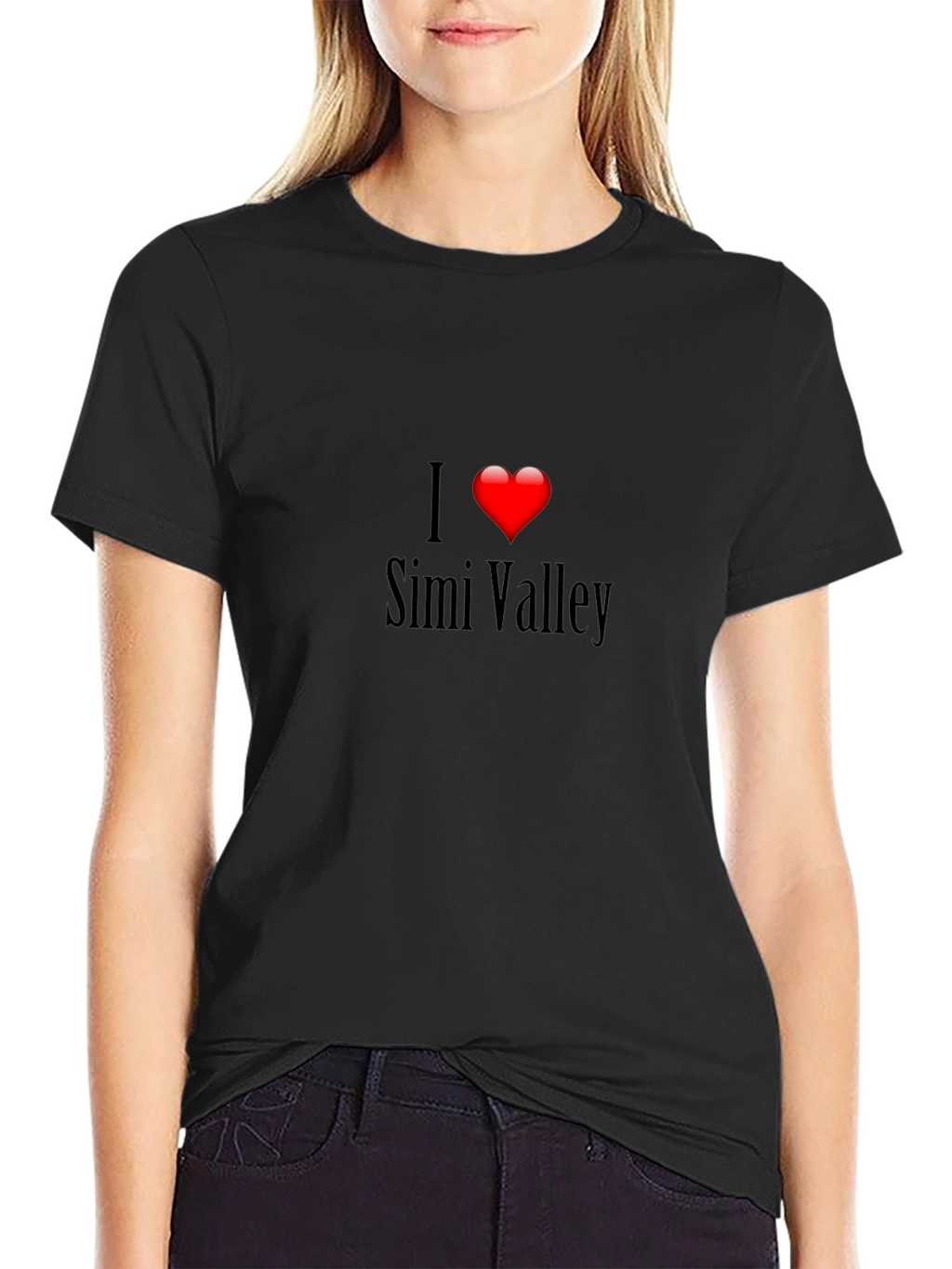 I Heart Simi Valley Black T-Shirt