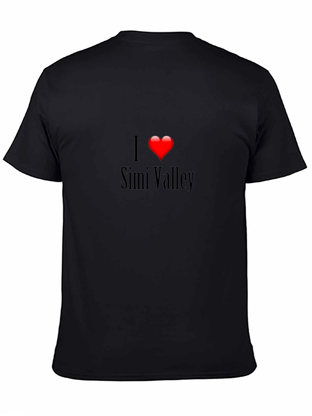 I Heart Simi Valley Black T-Shirt