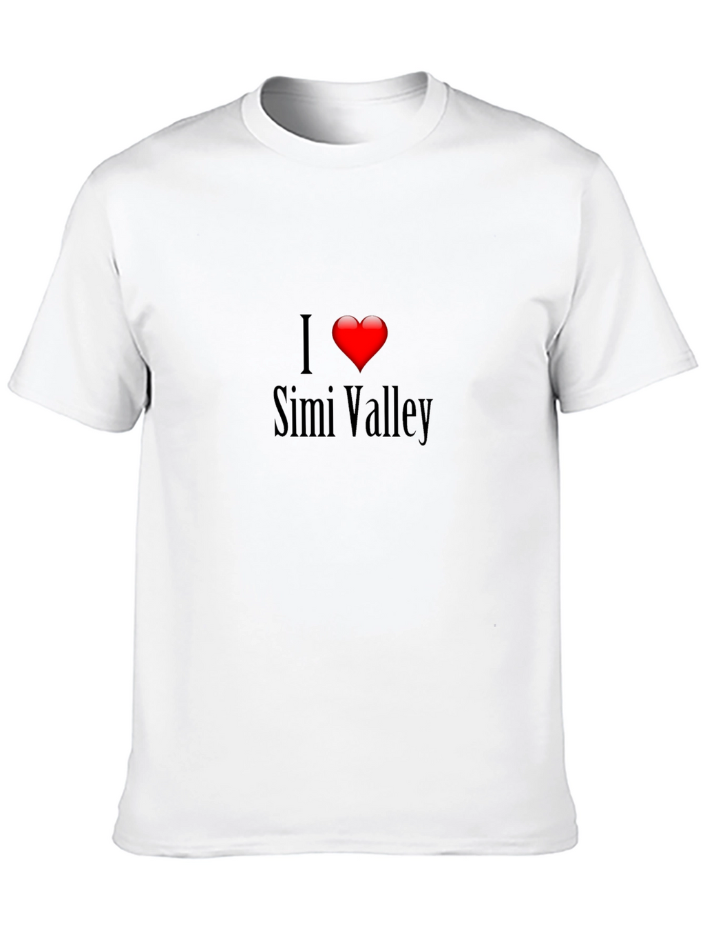 I Heart Simi Valley Black T-Shirt