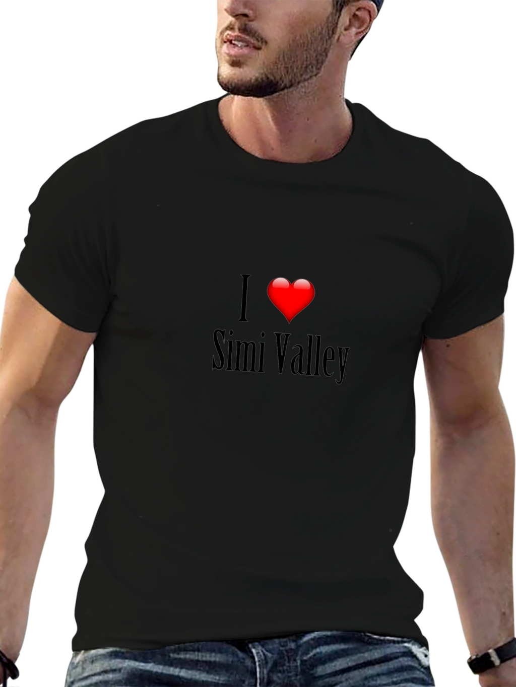 I Heart Simi Valley Black T-Shirt