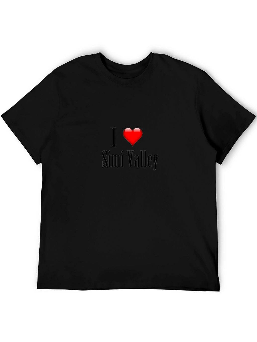 I Heart Simi Valley Black T-Shirt