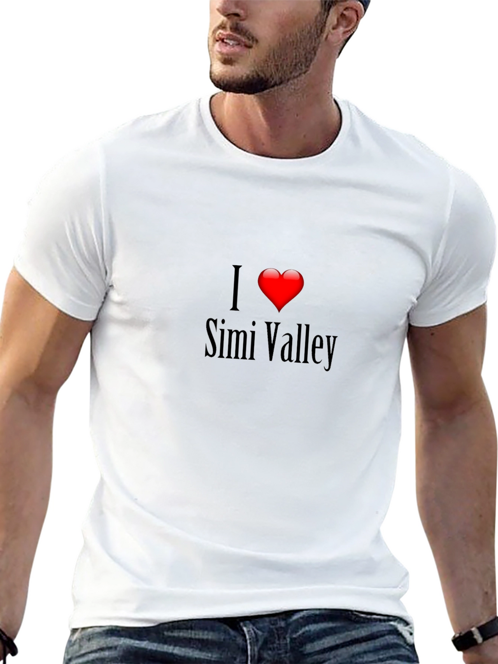 I Heart Simi Valley Black T-Shirt