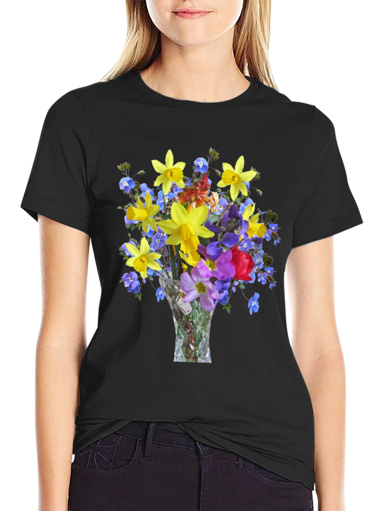 Floral Vase Graphic Tee