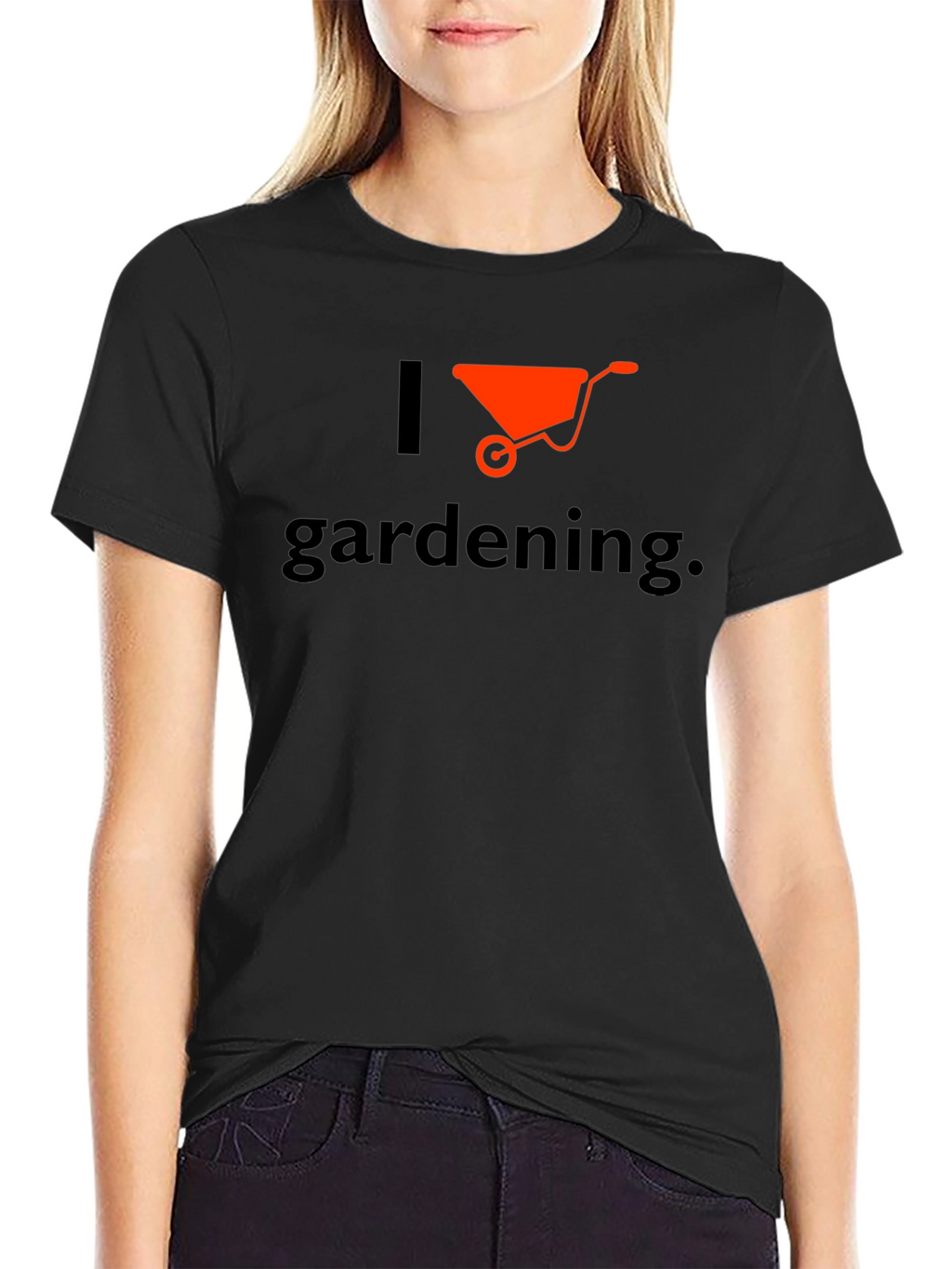 I Love Gardening T-Shirt - Wheelbarrow Graphic