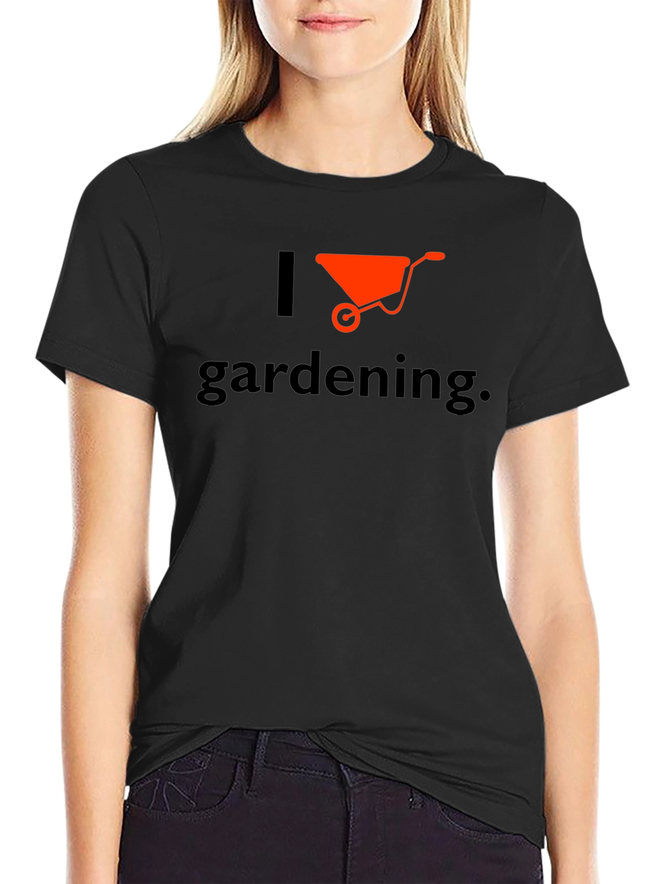 I Love Gardening T-Shirt - Wheelbarrow Graphic