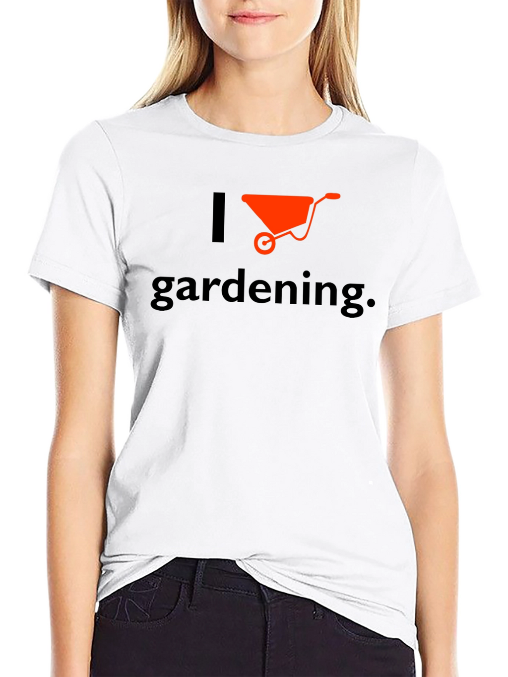 I Love Gardening T-Shirt - Wheelbarrow Graphic