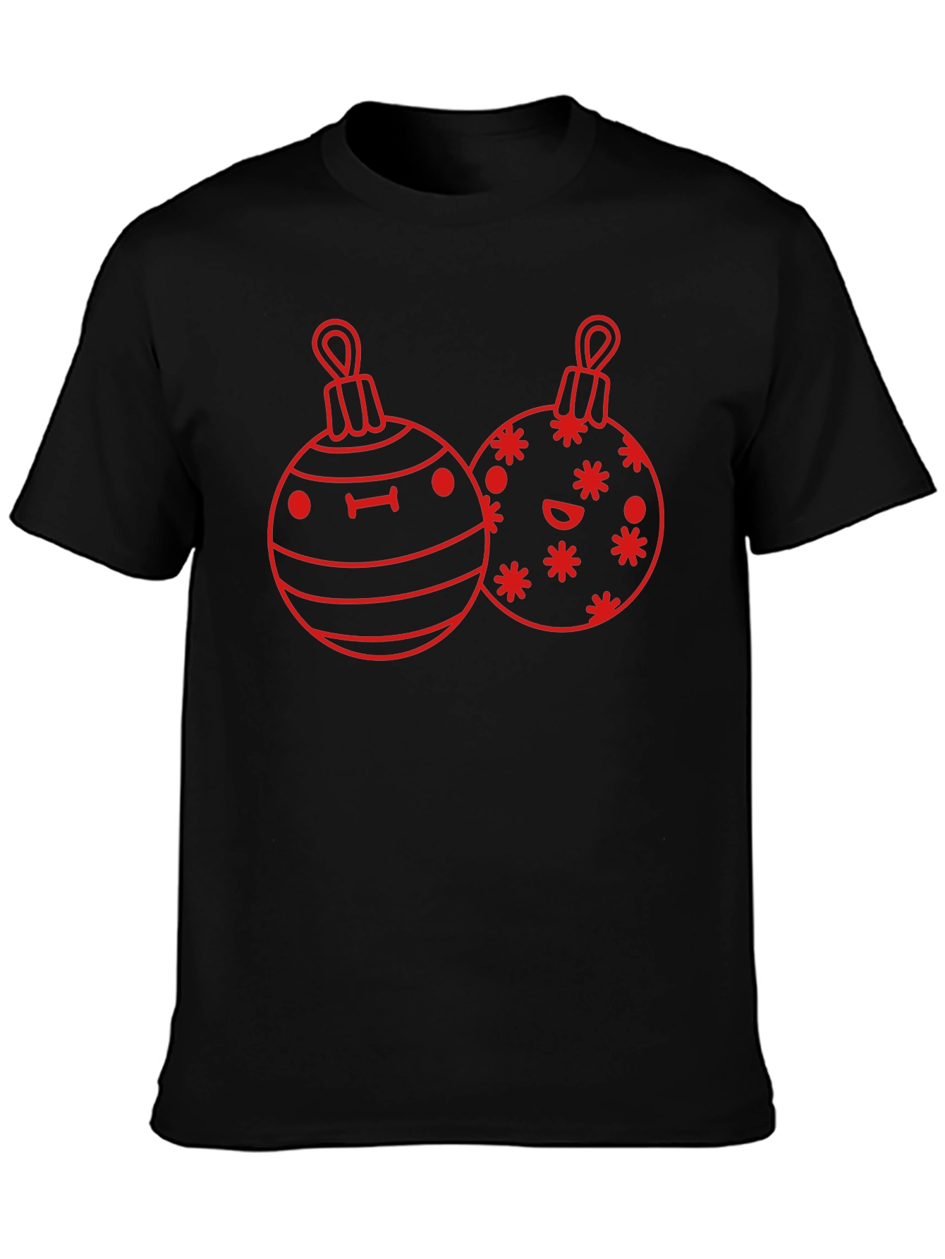 Festive Ornament Graphic Tee - Holiday Cheer