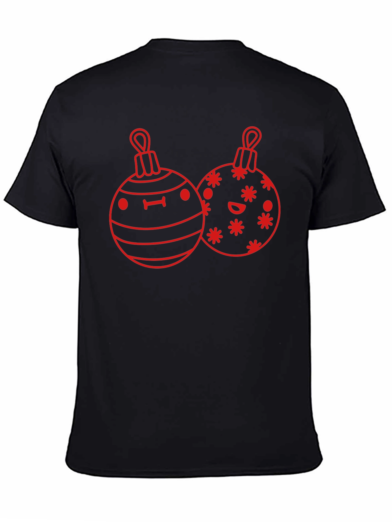 Festive Ornament Graphic Tee - Holiday Cheer