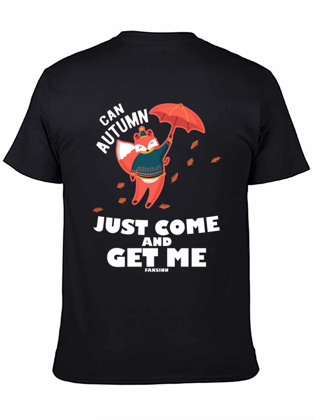 Can Autumn Get Me Black Graphic Tee