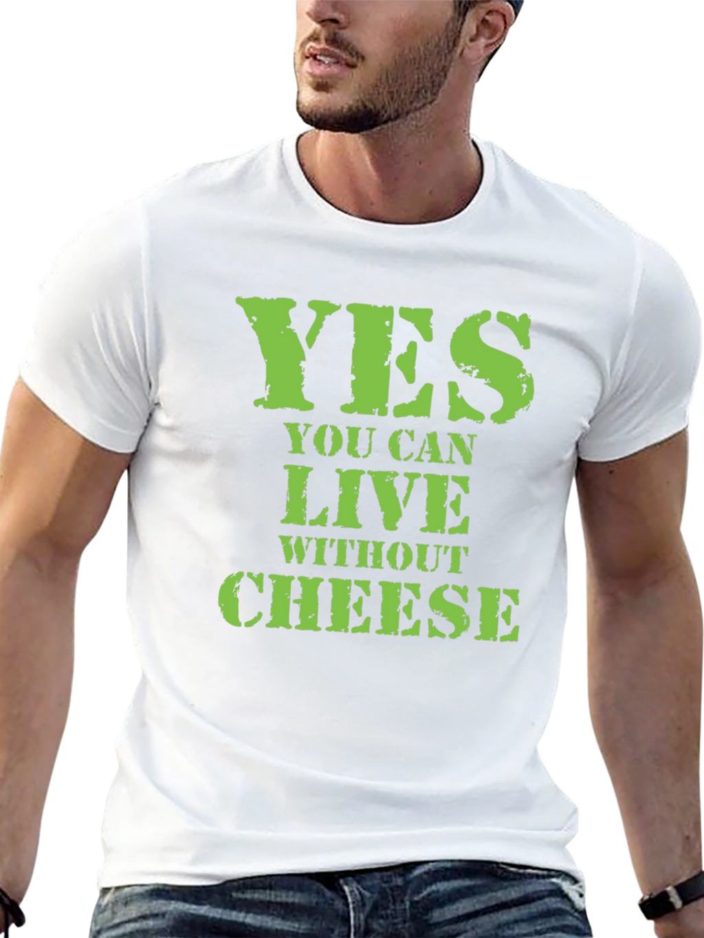 Funny Cheese Lover T-Shirt - Vegan Lifestyle
