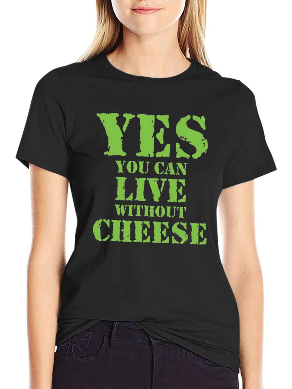 Funny Cheese Lover T-Shirt - Vegan Lifestyle