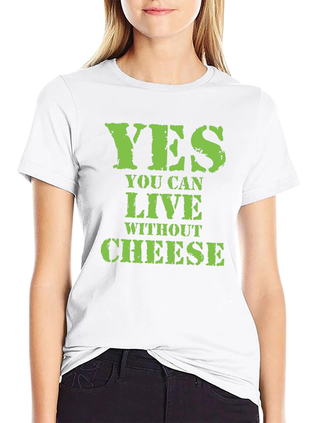 Funny Cheese Lover T-Shirt - Vegan Lifestyle