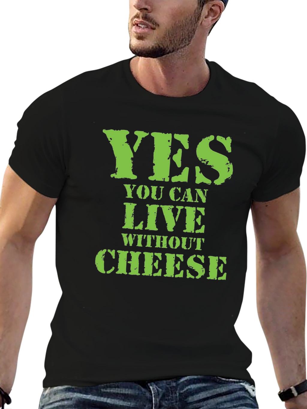 Funny Cheese Lover T-Shirt - Vegan Lifestyle