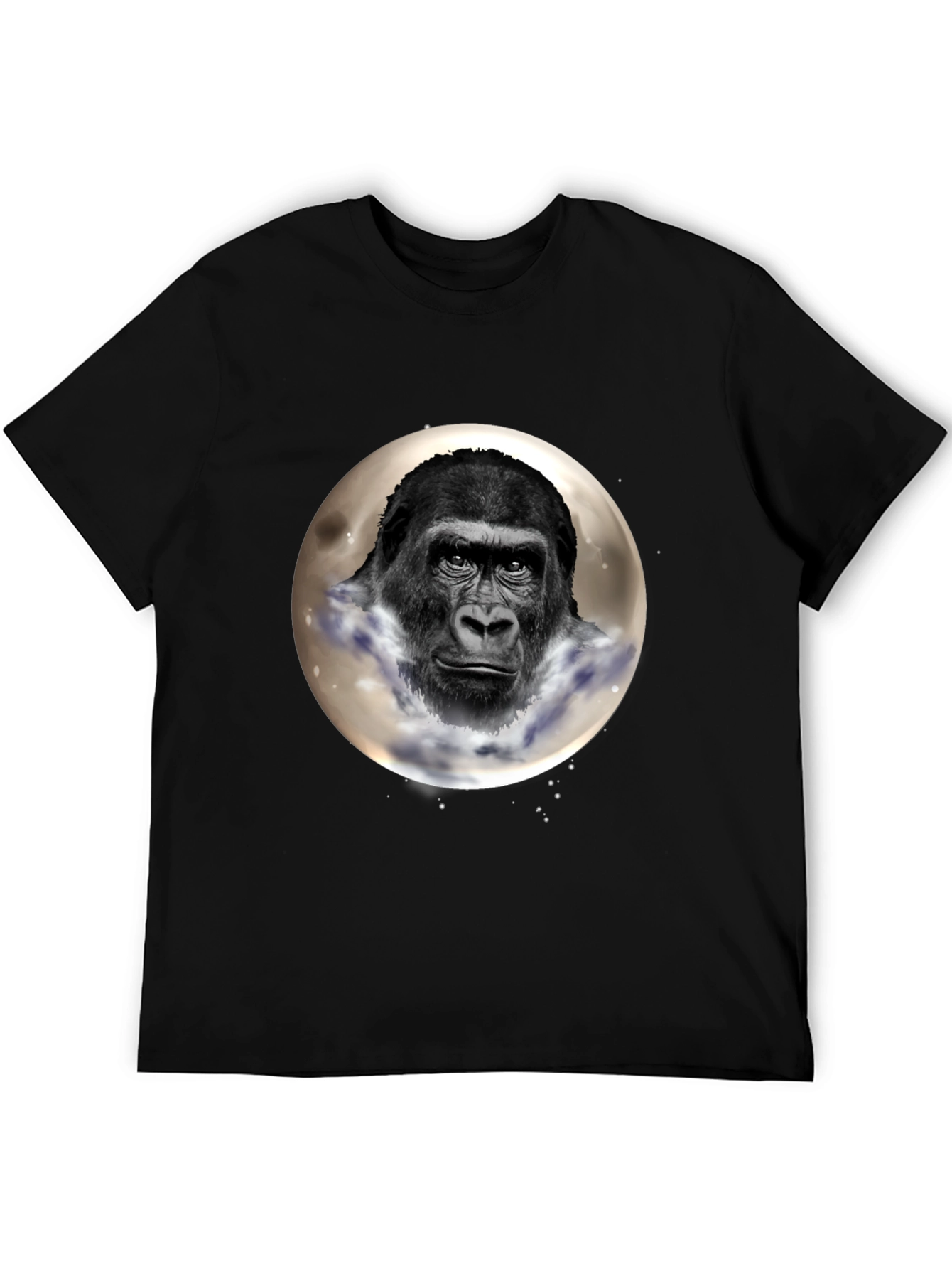 Gorilla Moon Graphic T-Shirt - Unique Design