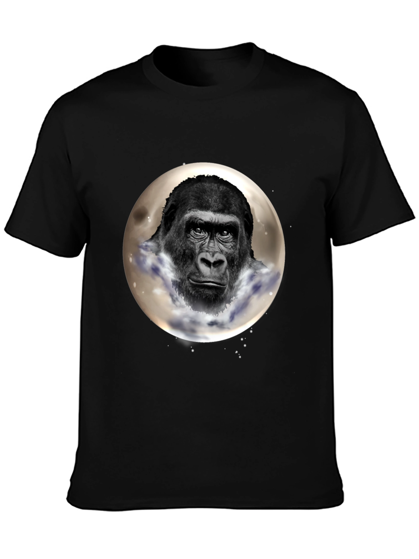 Gorilla Moon Graphic T-Shirt - Unique Design