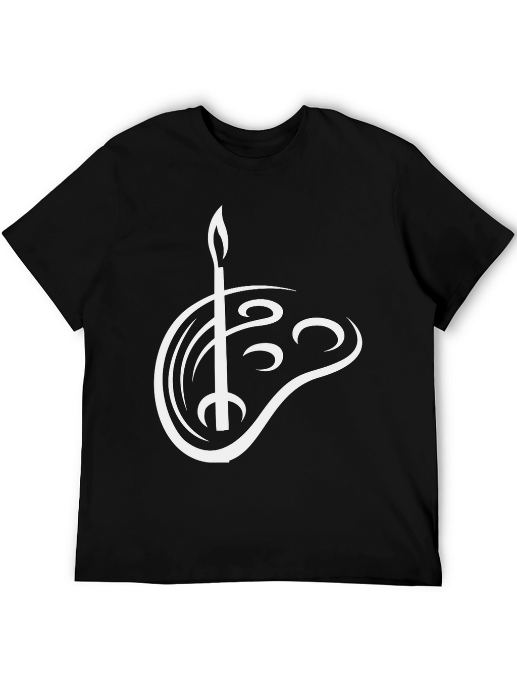 Artist Palette Graphic T-Shirt - Black