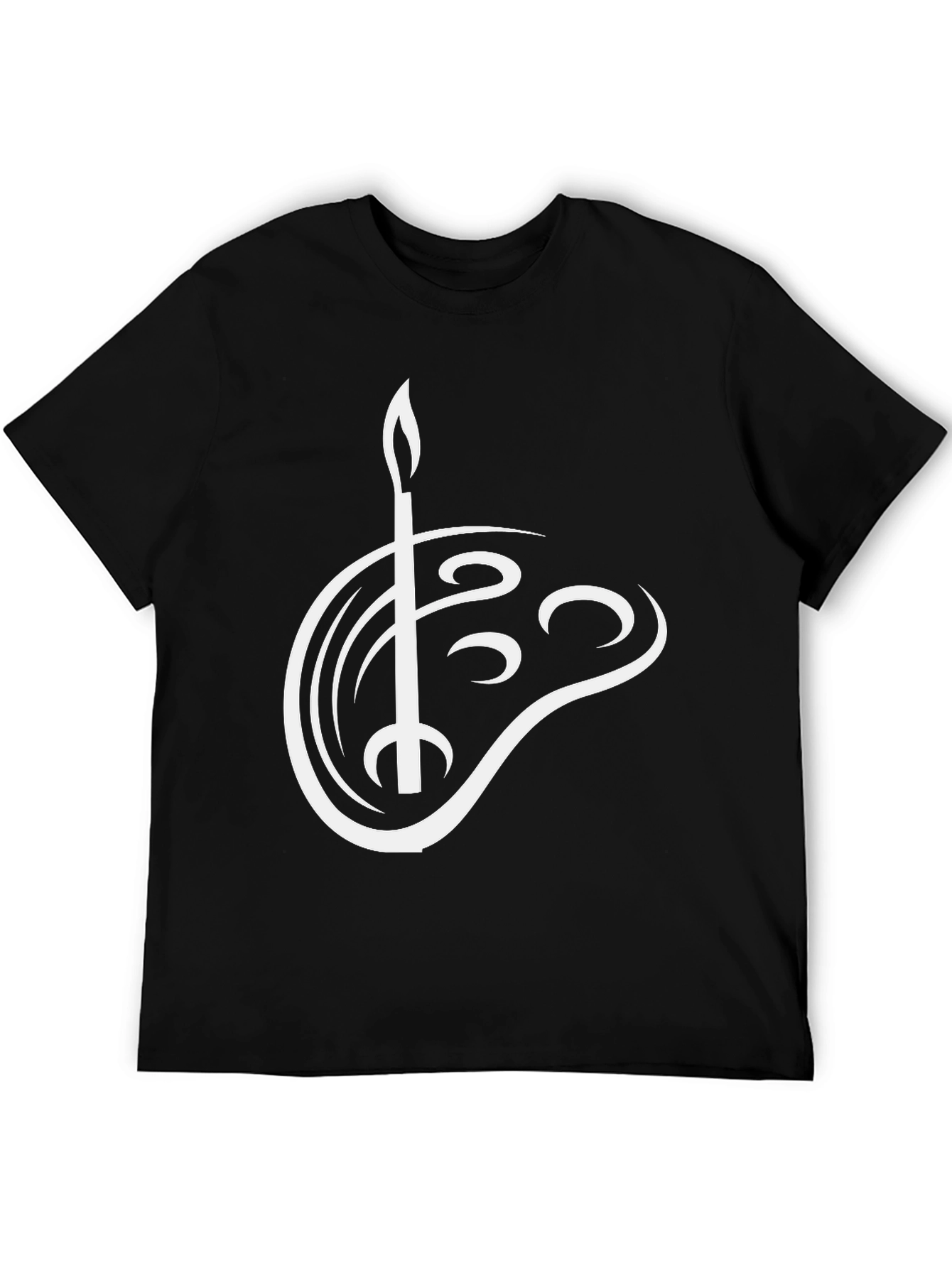 Artist Palette Graphic T-Shirt - Black