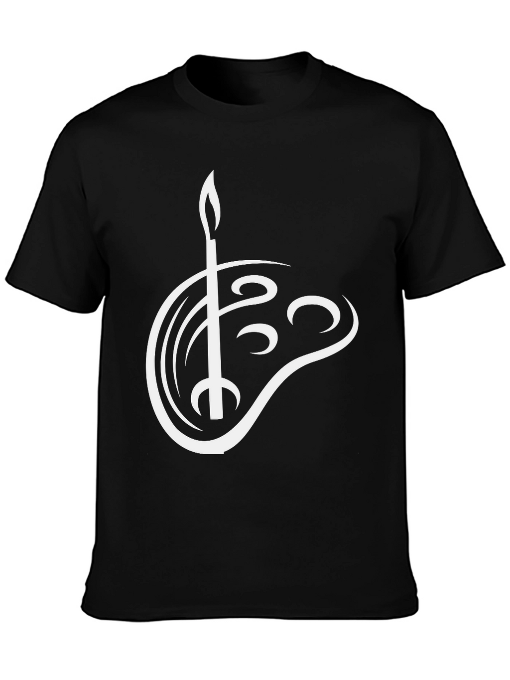 Artist Palette Graphic T-Shirt - Black