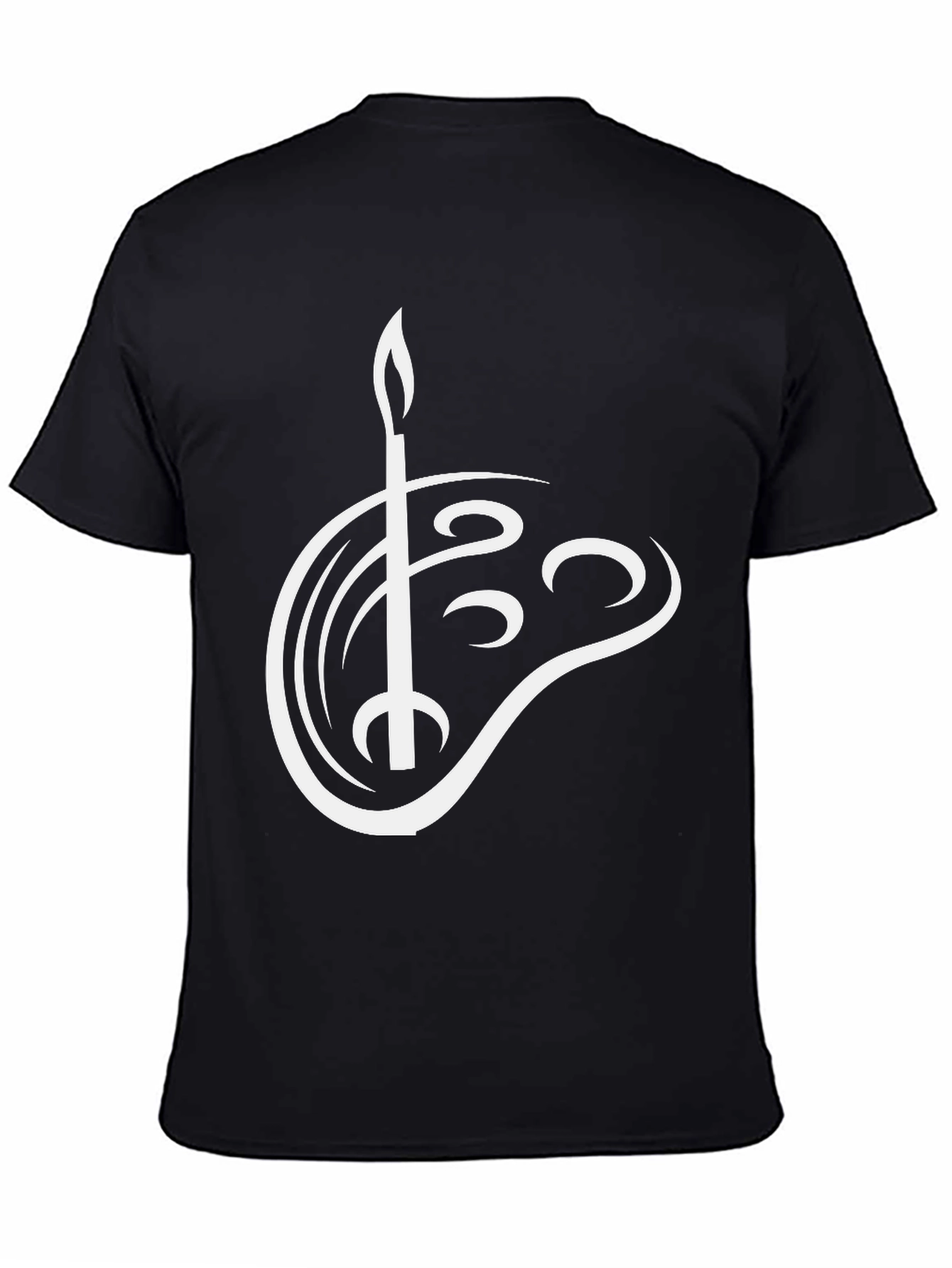 Artist Palette Graphic T-Shirt - Black