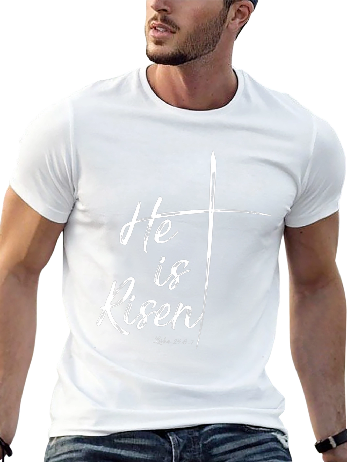He Is Risen Christian T-Shirt