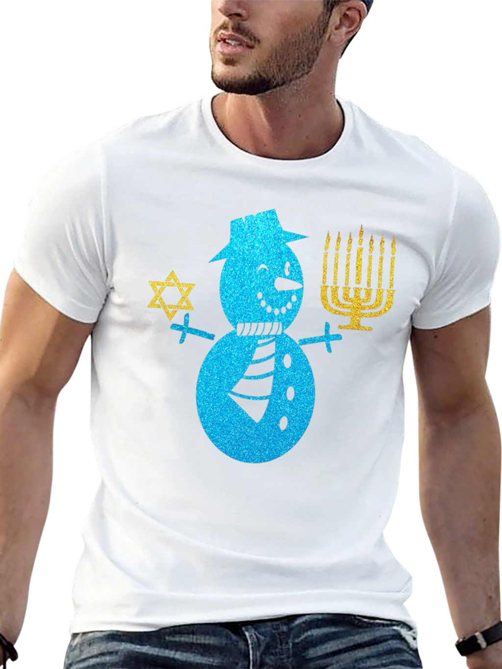 Hanukkah Snowman T-Shirt