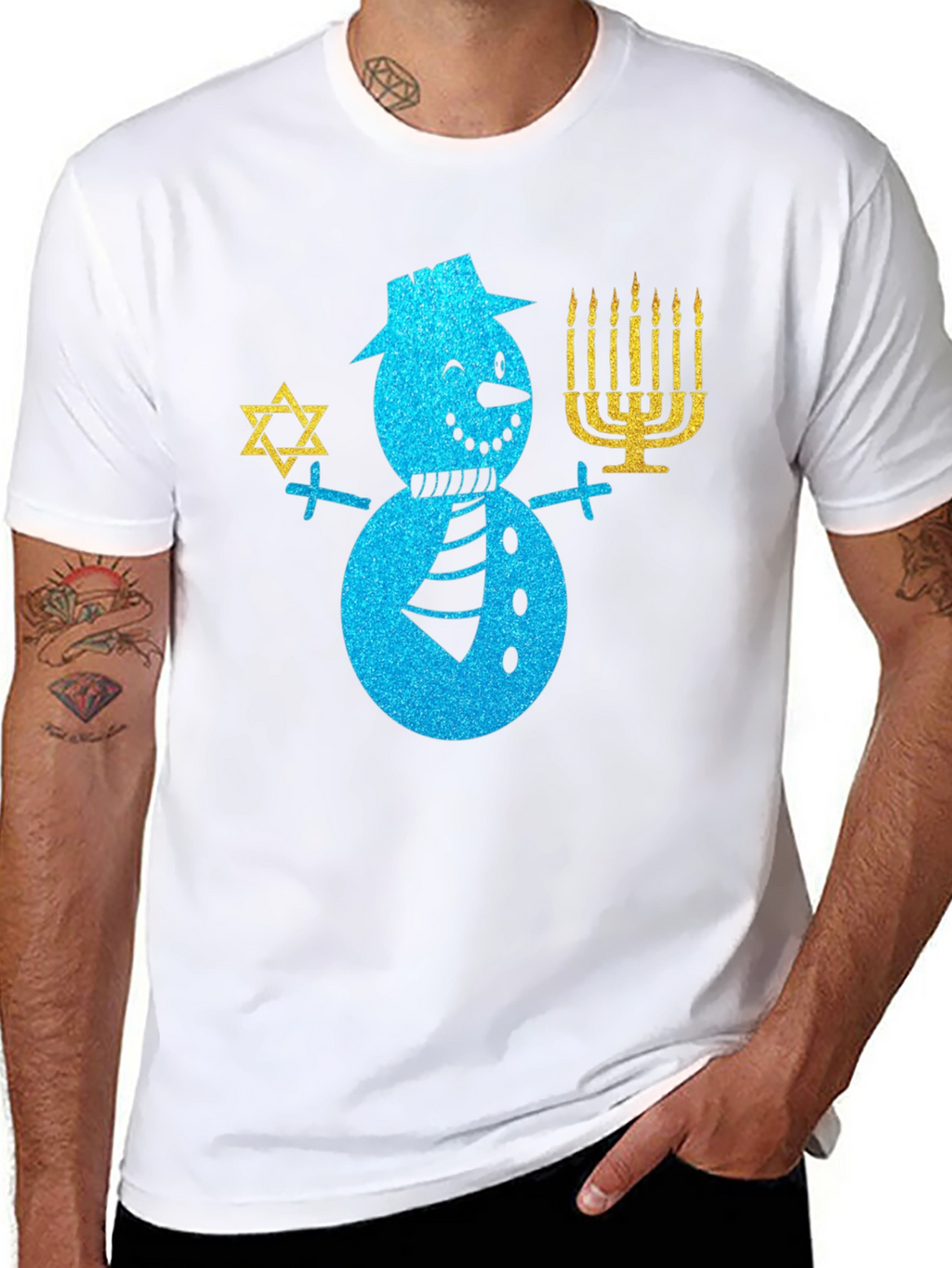 Hanukkah Snowman T-Shirt