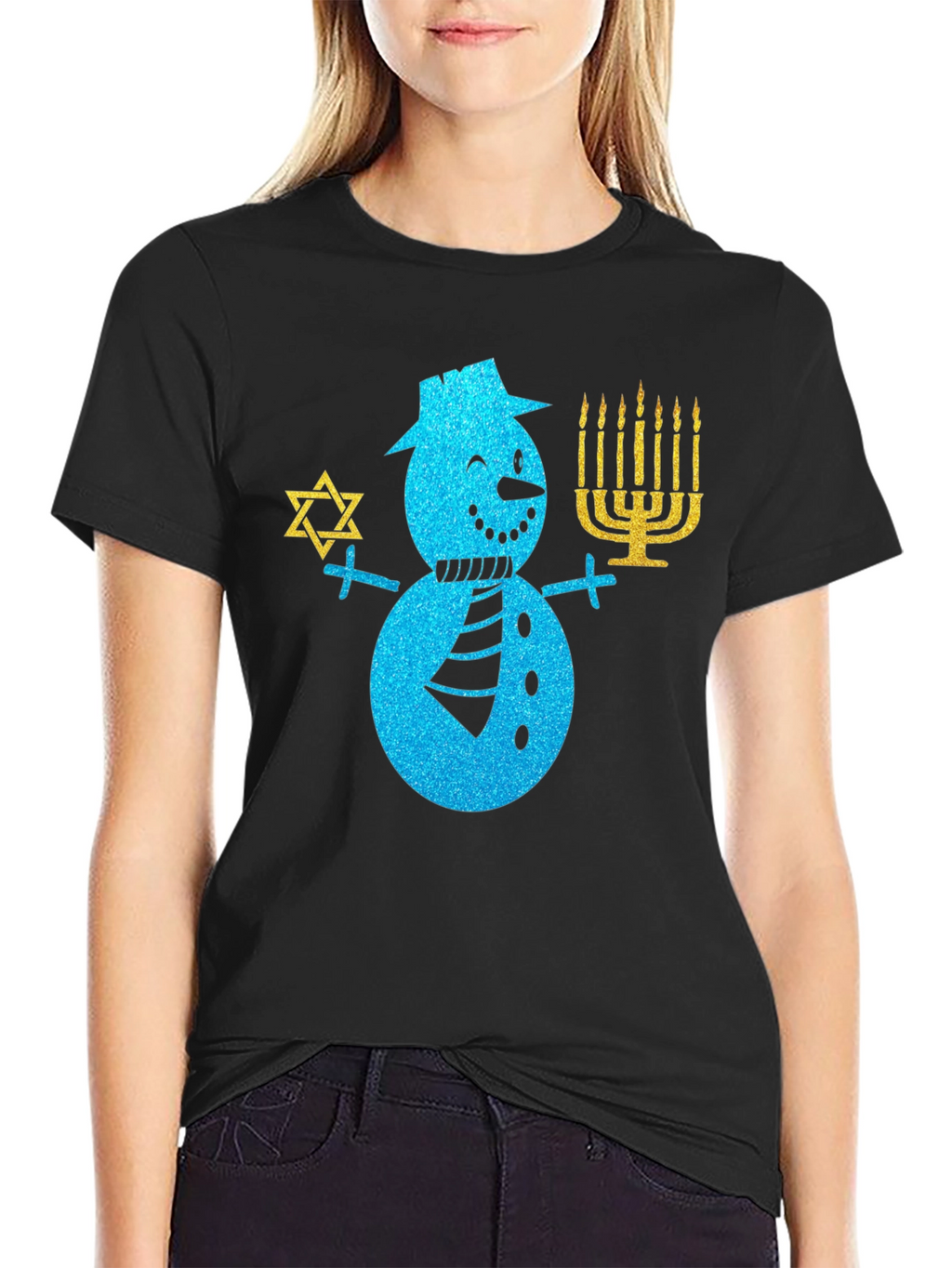 Hanukkah Snowman T-Shirt