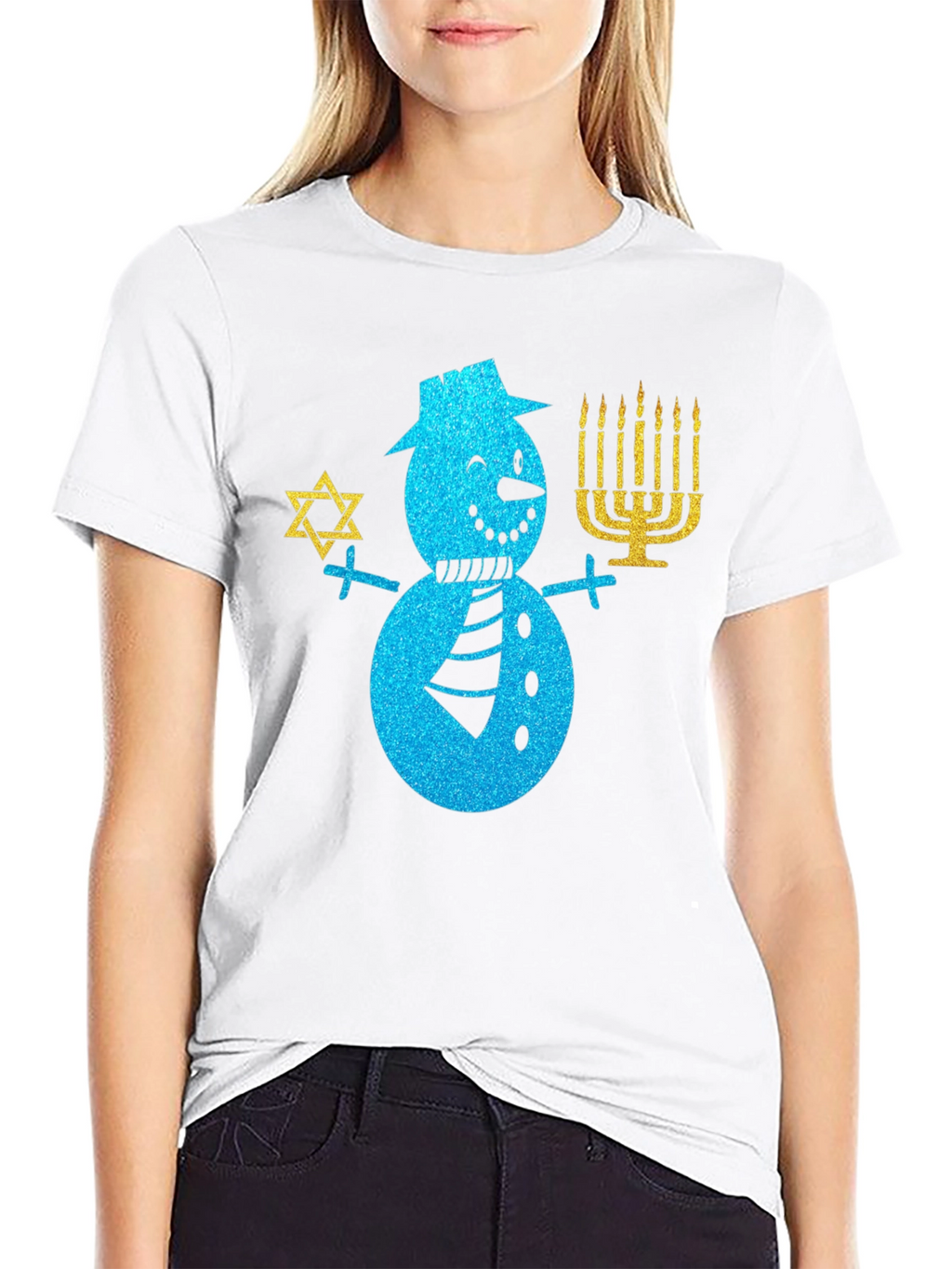 Hanukkah Snowman T-Shirt