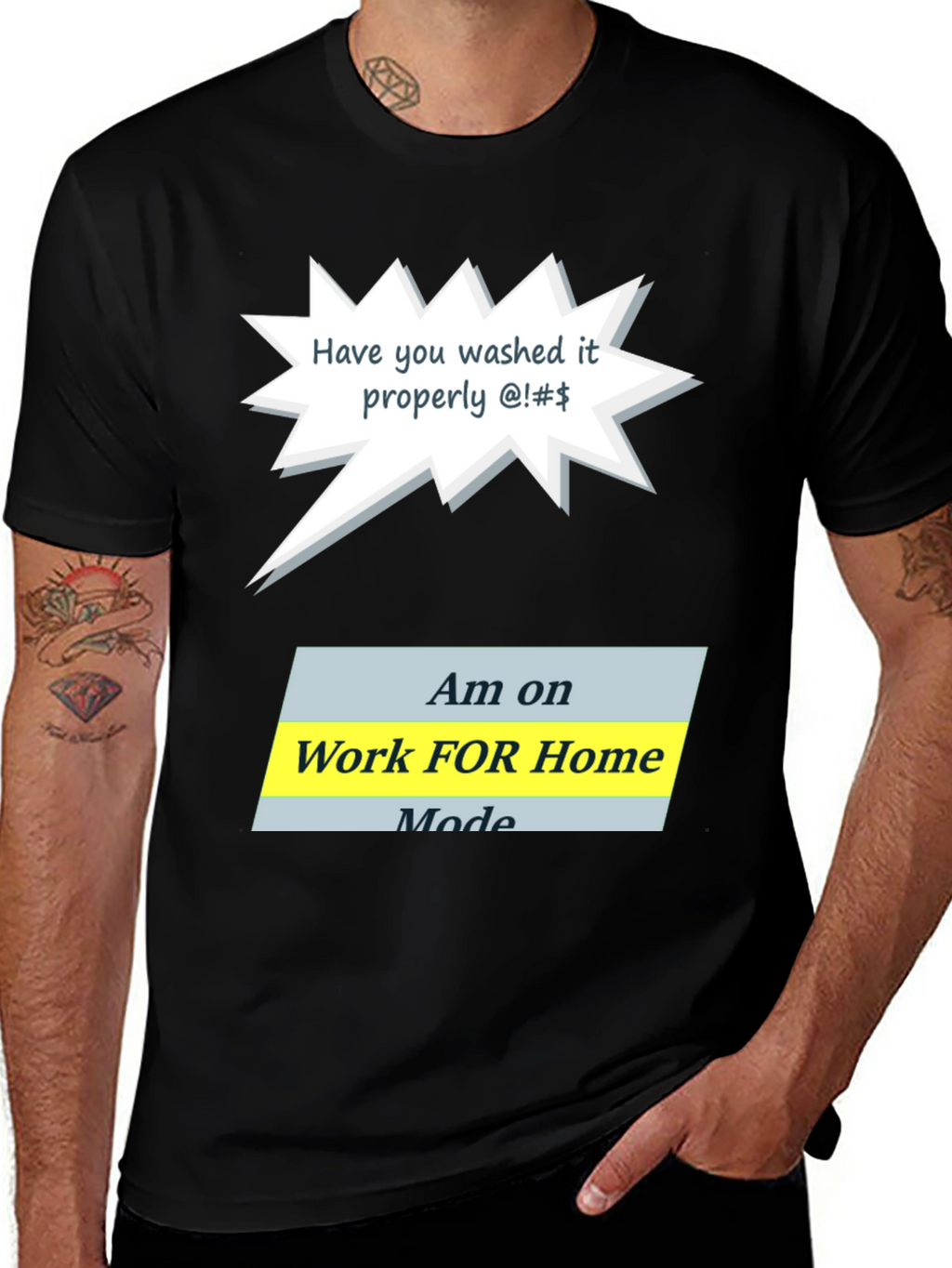 Funny Work From Home Mode T-Shirt
