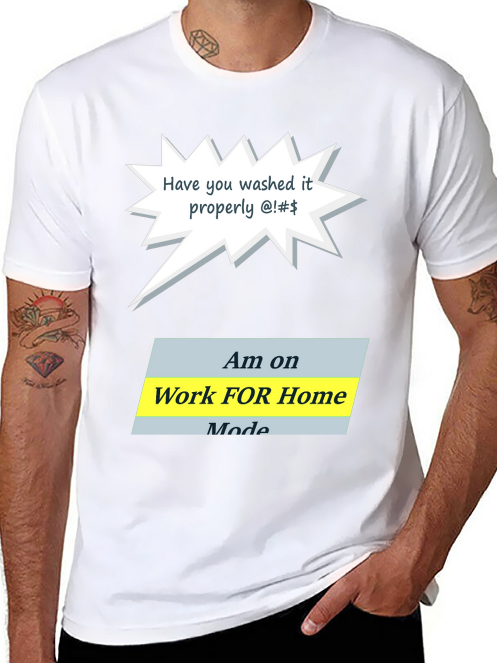 Funny Work From Home Mode T-Shirt