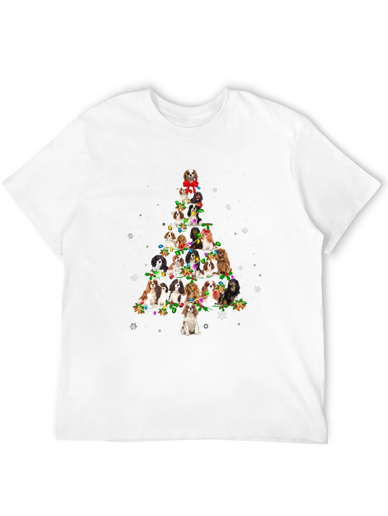 Dog Christmas Tree Graphic T-Shirt