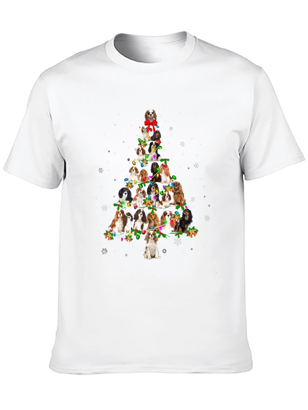 Dog Christmas Tree Graphic T-Shirt
