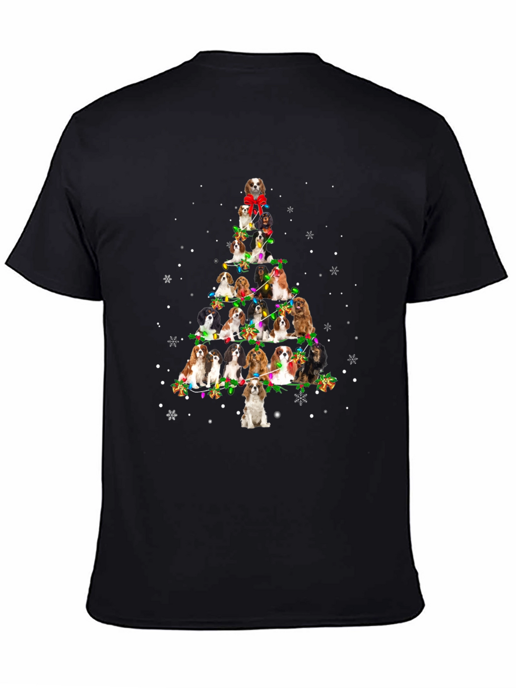 Dog Christmas Tree Graphic T-Shirt