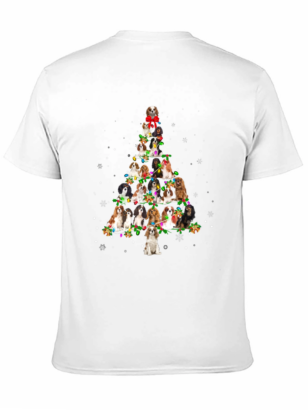 Dog Christmas Tree Graphic T-Shirt