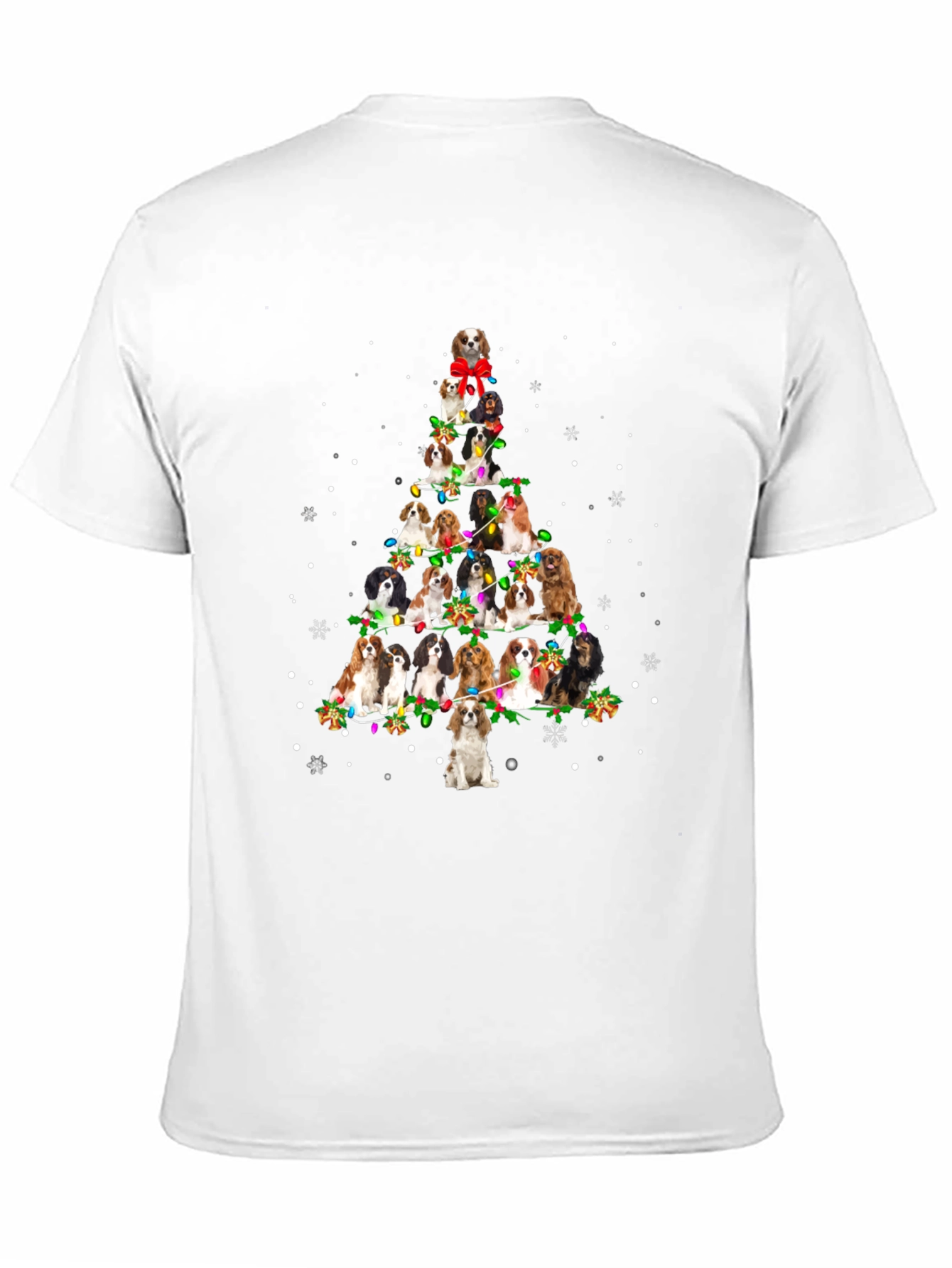 Dog Christmas Tree Graphic T-Shirt