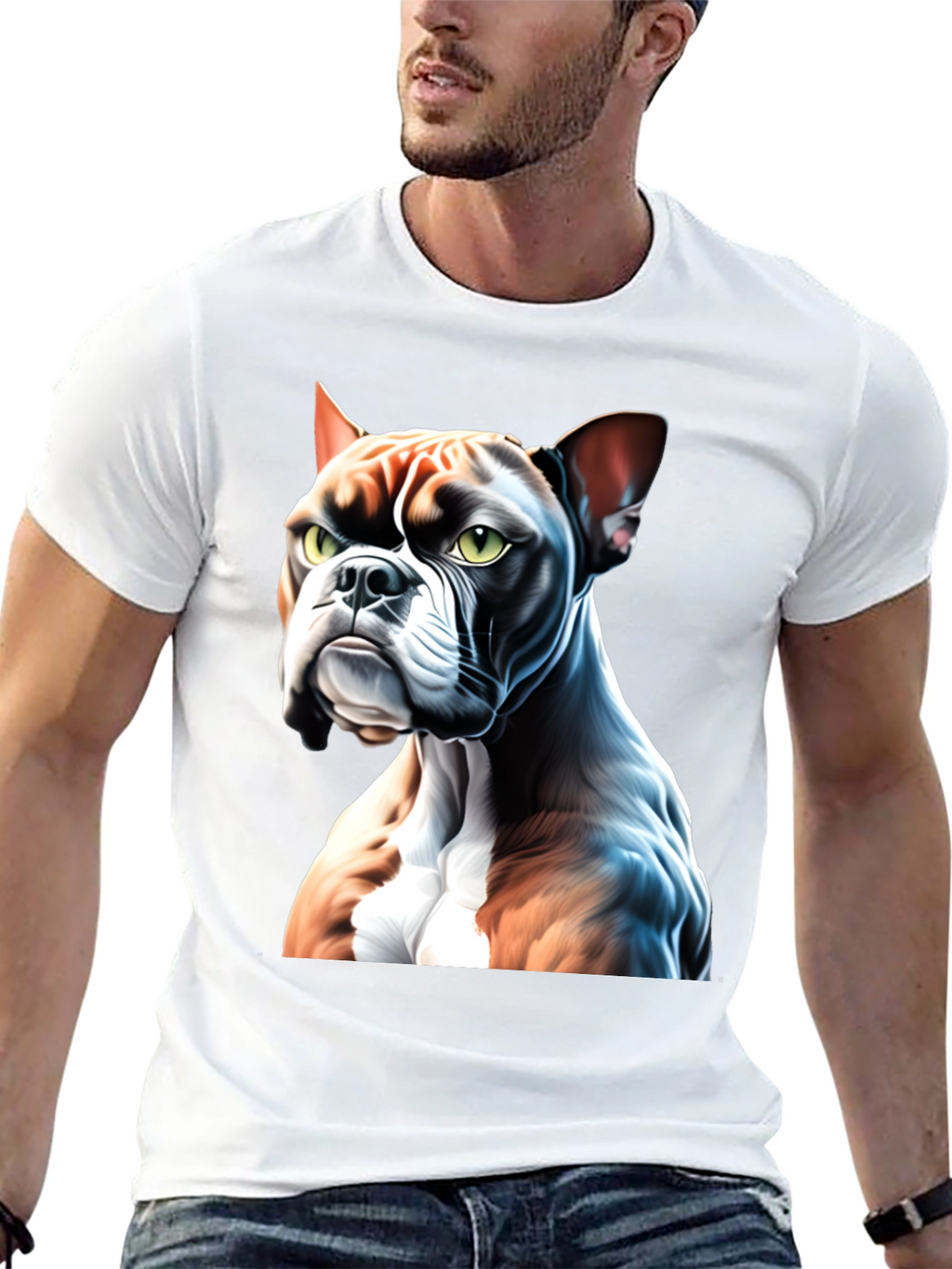 Bulldog Graphic Tee - Mens Black T-Shirt