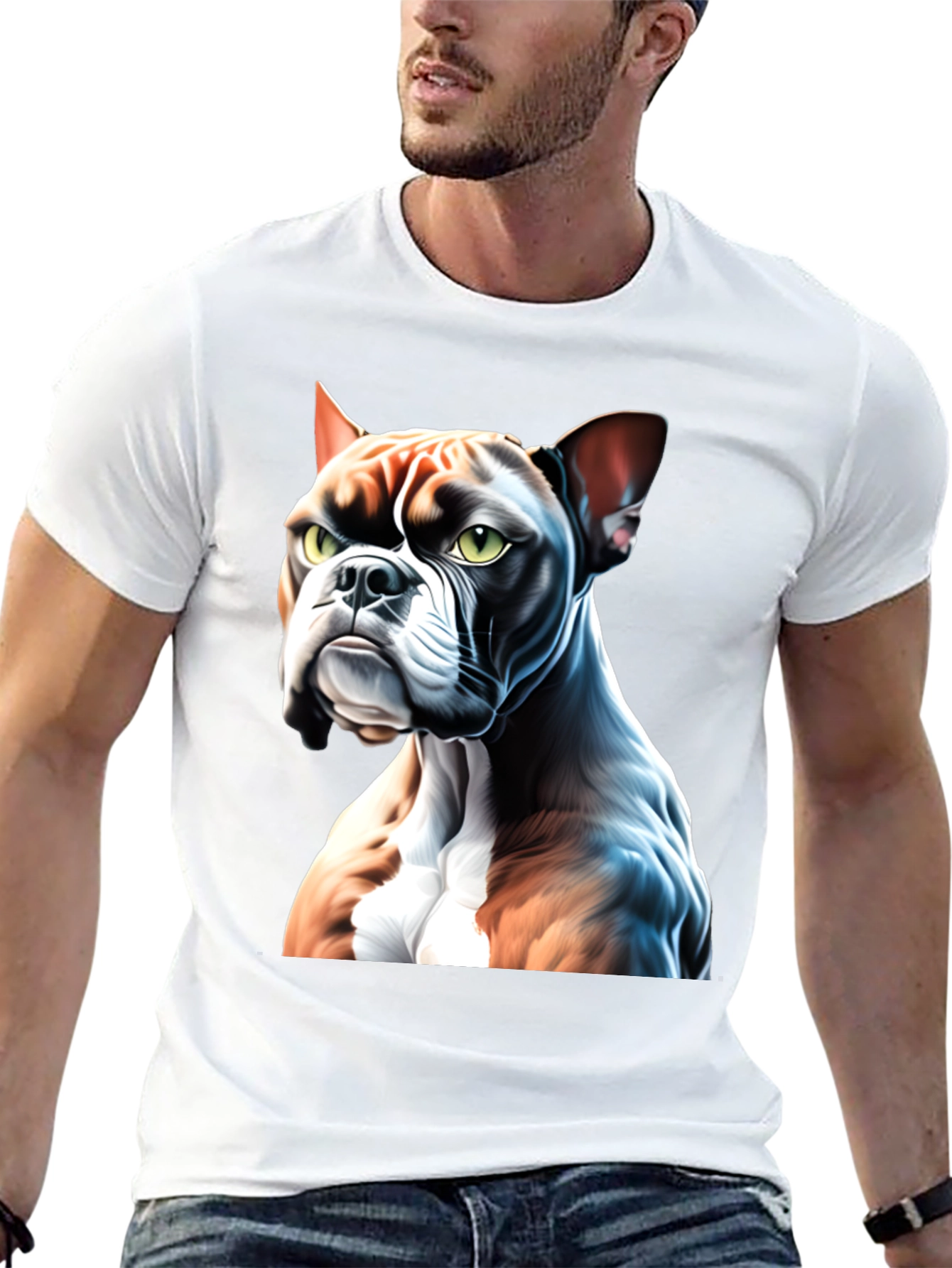Bulldog Graphic Tee - Mens Black T-Shirt