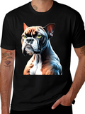Bulldog Graphic Tee - Mens Black T-Shirt