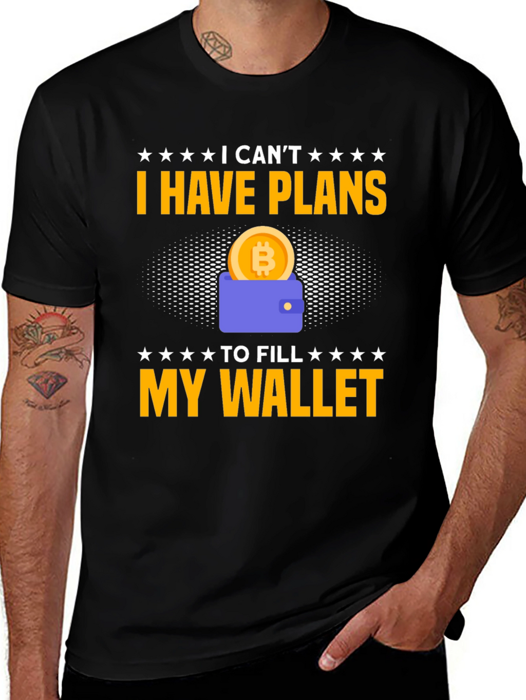Crypto Wallet T-Shirt - Funny Bitcoin Design