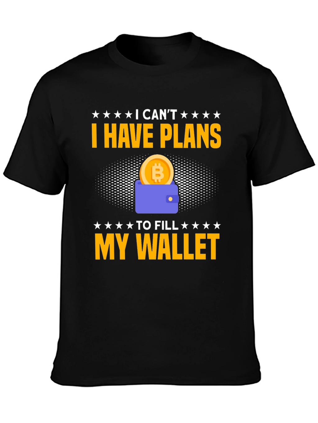 Crypto Wallet T-Shirt - Funny Bitcoin Design