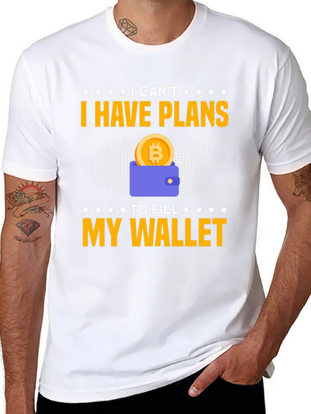 Crypto Wallet T-Shirt - Funny Bitcoin Design