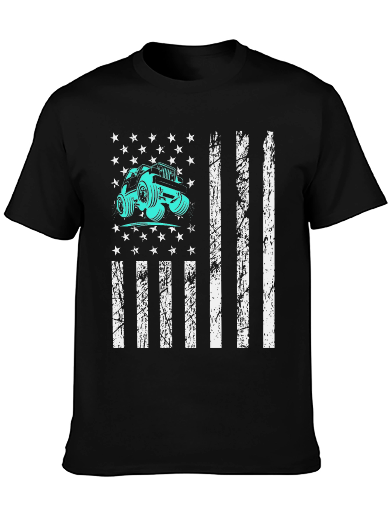 Jeep American Flag Graphic Tee