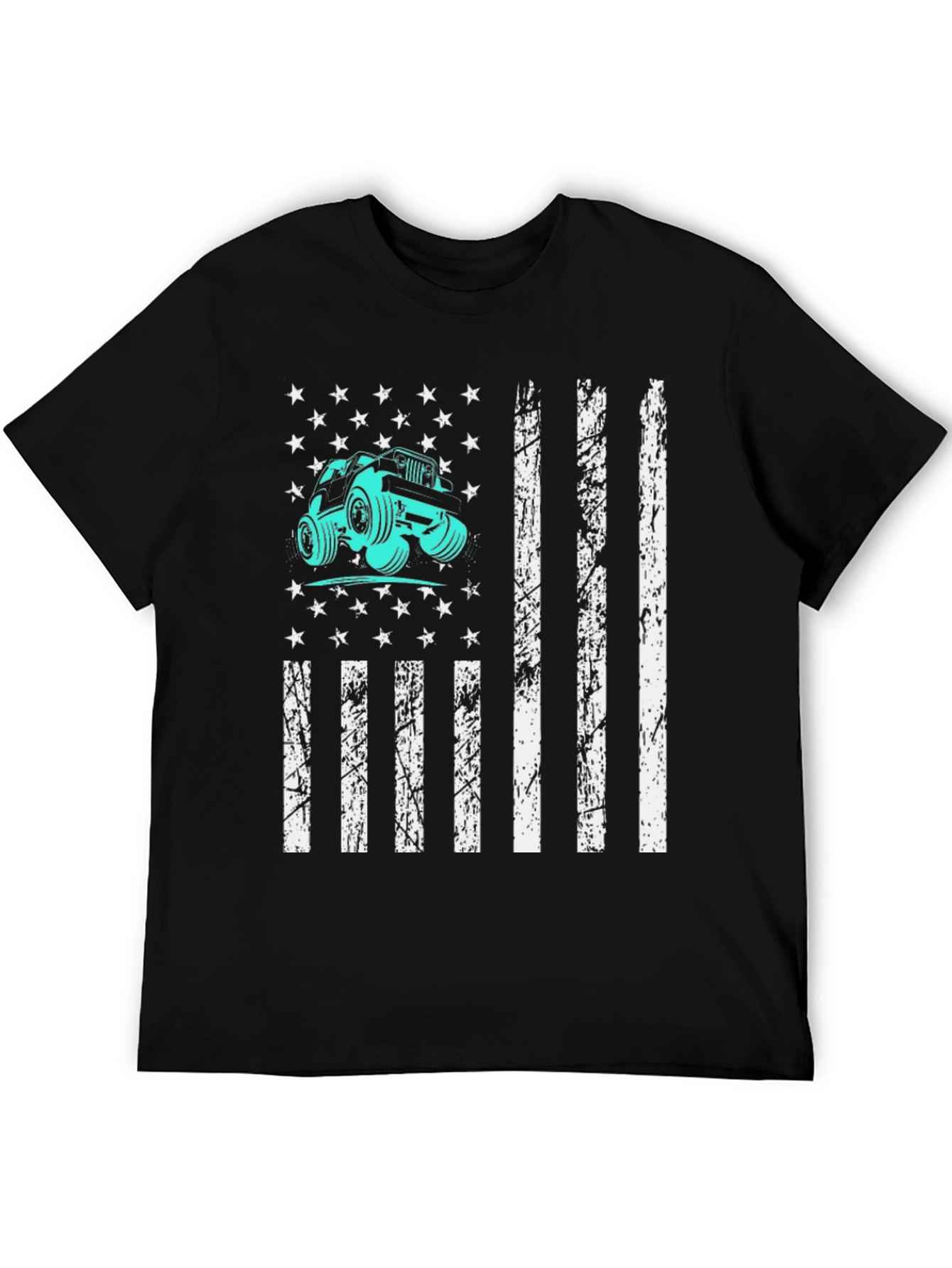 Jeep American Flag Graphic Tee