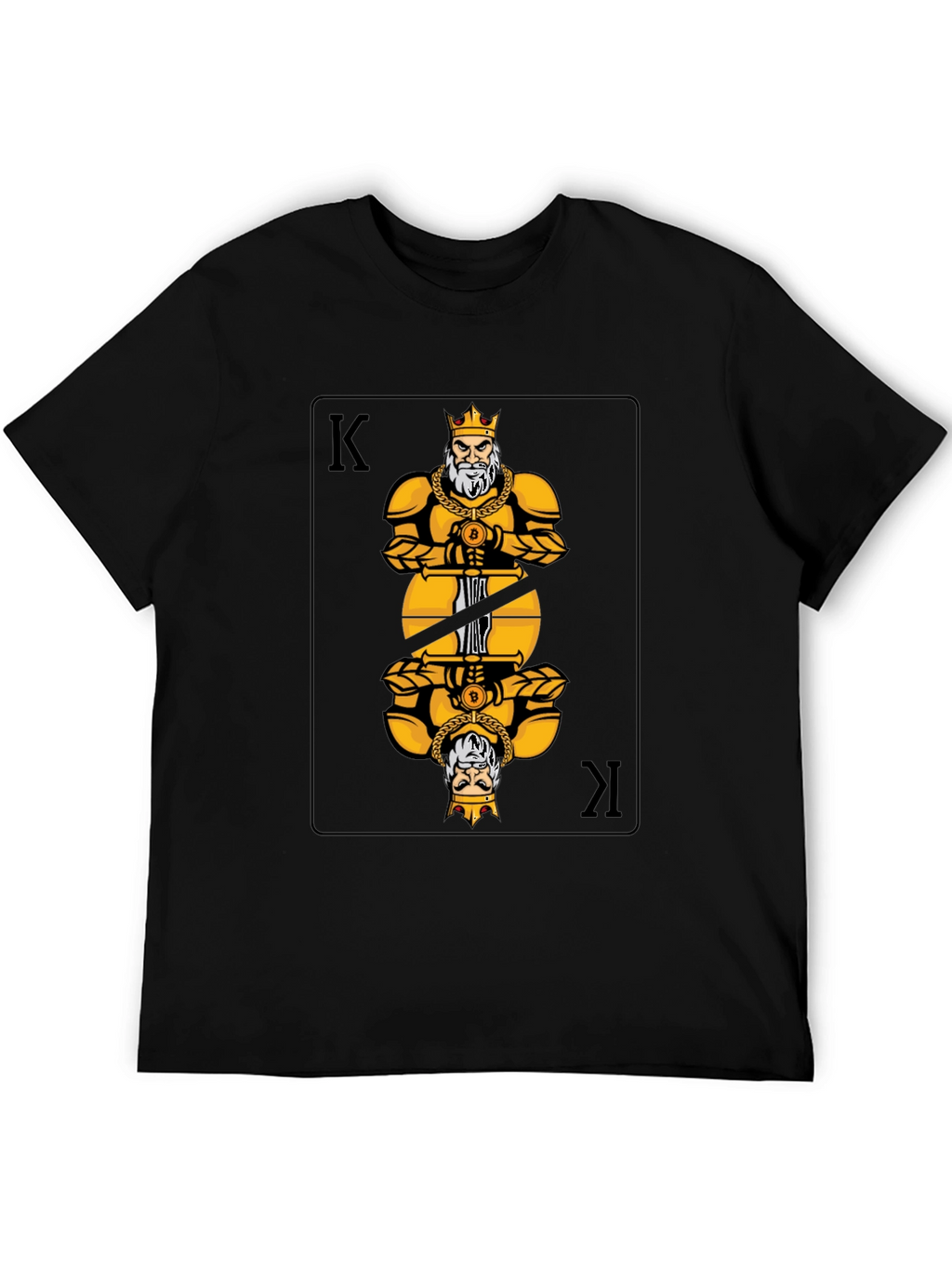 King Card Graphic Tee - Black T-Shirt