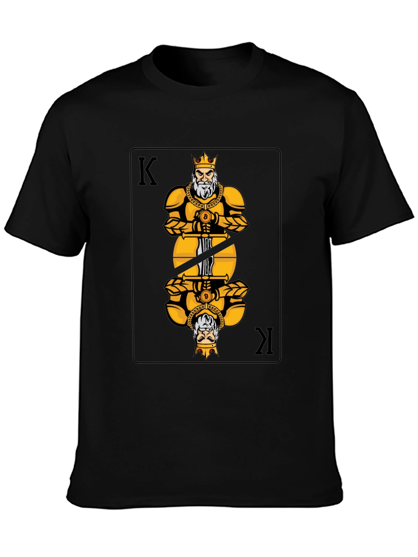 King Card Graphic Tee - Black T-Shirt