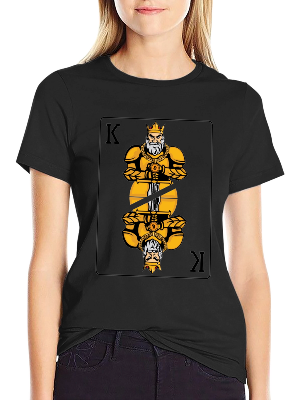King Card Graphic Tee - Black T-Shirt